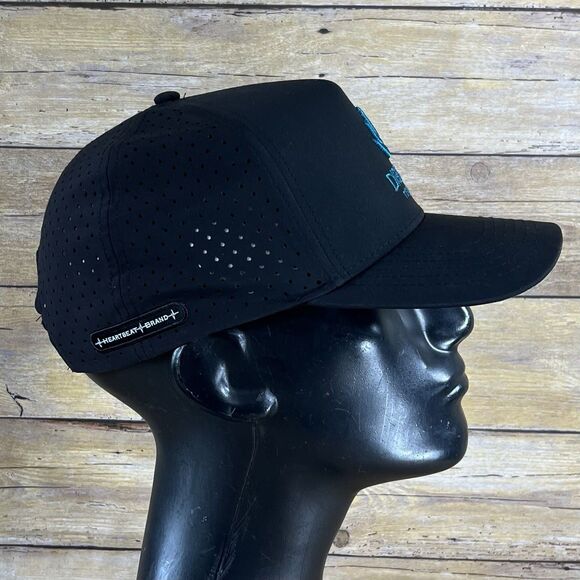 The Heartbeat Brand Snapback Trucker Hat Black One Size Adjustable 6 Panel - Picture 15 of 16